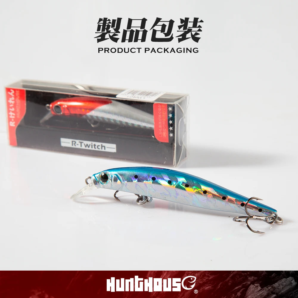 Hunthouse Artist Tiny Wobbers Fishing Lures 2020 Trout Minnow Twitch Minnows Swimbait Hard Bait Japan Mustad Tackle
