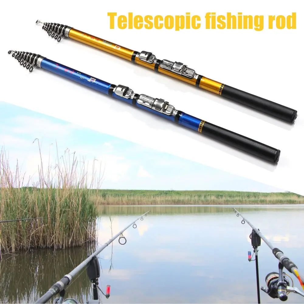 Sea Pole Carbon Material Fishing Rod Quality  1.5m,1.8m 2.1m 2.4m  2.7m 3m Telescopic fishing rod  Quality Spinning Rods