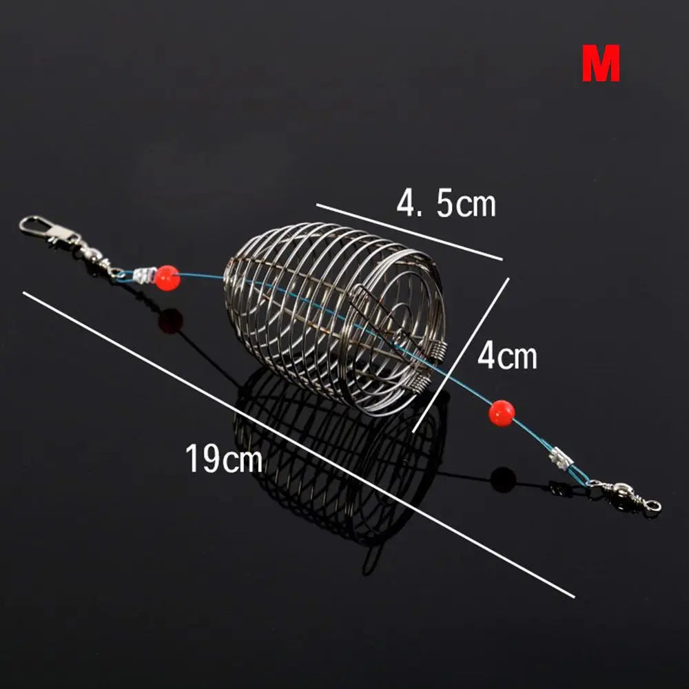 Stainless Steel Trap Tackle Accessory Fish Bait Bait Basket Lure Cages Fishing Feeder Fishing Bait Cage