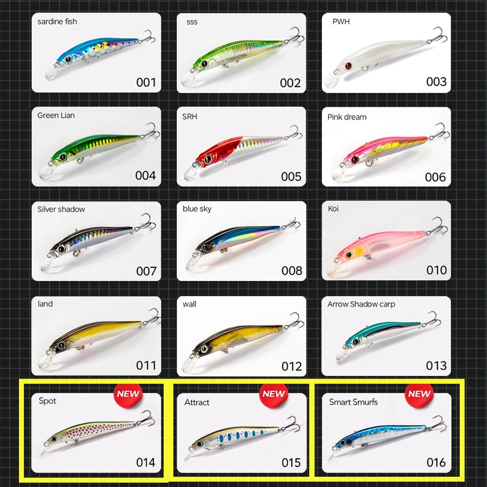 Hunthouse Artist Tiny Wobbers Fishing Lures 2020 Trout Minnow Twitch Minnows Swimbait Hard Bait Japan Mustad Tackle
