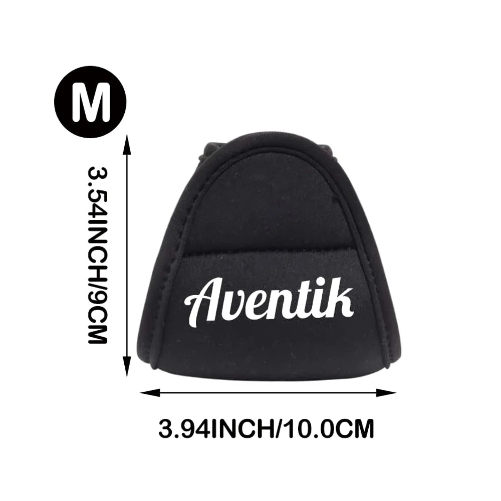 Aventik Soft Neoprene Shockproof Baitcasting Reel Cover Fishing Reel Case Reel Pouch Reel Bag