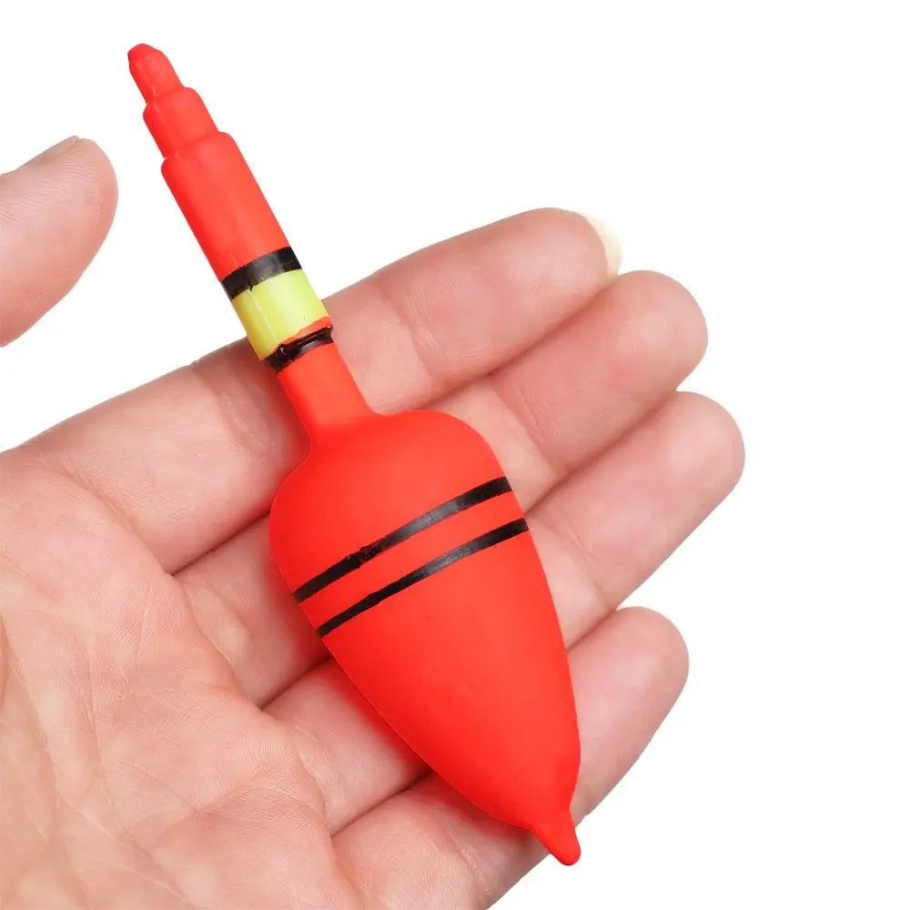 5pcs/set Plastic Fishing Float Fish Bite Hooks lures Balls Stopper Buoy Boia Flutter To Remind Lightstick Fishing Tackle Tools