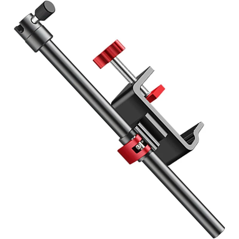 1pcFishing Rod Holder With Umbrella Mount Lures Rack Light Stand Tube Fixing Clip Bracket For Fishing Gear Equipment Accessories