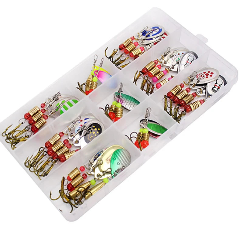 Fishing Lures Set Soft Hard Baits Metal Jig Spoon Gear Layered For Bass Pike Crankbait Tackle Accessories
