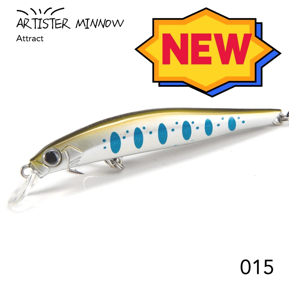 Hunthouse Artist Tiny Wobbers Fishing Lures 2020 Trout Minnow Twitch Minnows Swimbait Hard Bait Japan Mustad Tackle