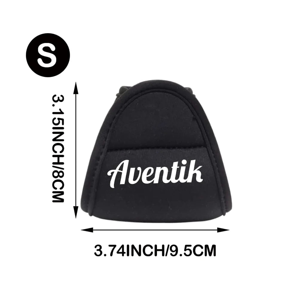 Aventik Soft Neoprene Shockproof Baitcasting Reel Cover Fishing Reel Case Reel Pouch Reel Bag